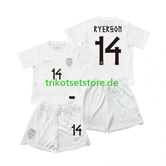 Norwegen Julian Ryerson 14 World Cup 2026 Kinder Trikotset Ausweich Kurzarm