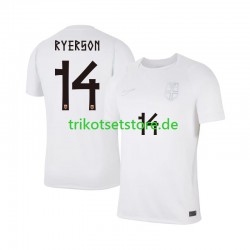 Norwegen Julian Ryerson 14 World Cup 2026 Herren Trikot Ausweich Kurzarm