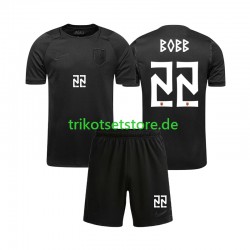 Norwegen Oscar Bobb 22 World Cup 2026 Kinder Trikotset Auswärts Kurzarm