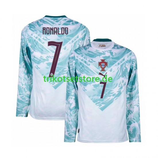 Portugal Cristiano Ronaldo 7 World Cup 2026 Herren Trikot Auswärts Langarm