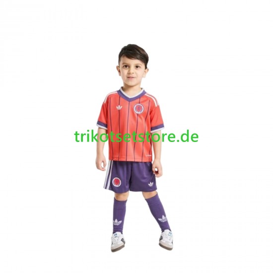 Schottland World Cup 2026 Kinder Trikotset Auswärts Kurzarm