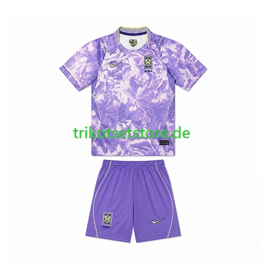 Südkorea World Cup 2026 Kinder Trikotset Auswärts Kurzarm