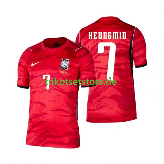Südkorea Son Heung-min 7 World Cup 2026 Herren Trikot Heim Kurzarm