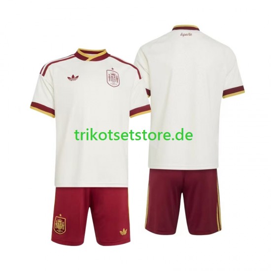 Spanien World Cup 2026 Kinder Trikotset Auswärts Kurzarm