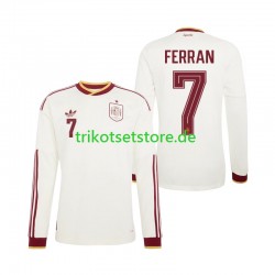 Spanien Ferran Torres 7 World Cup 2026 Herren Trikot Auswärts Langarm