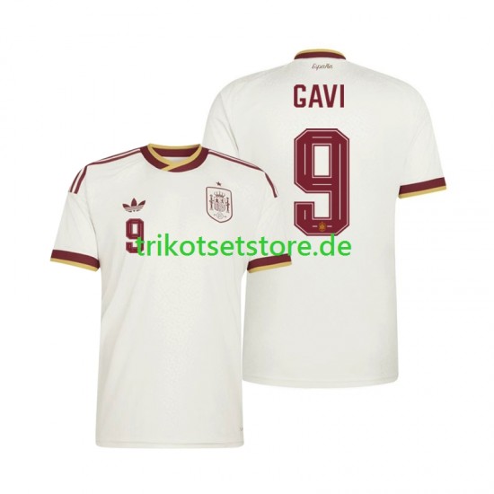 Spanien Gavi 9 World Cup 2026 Herren Trikot Auswärts Kurzarm