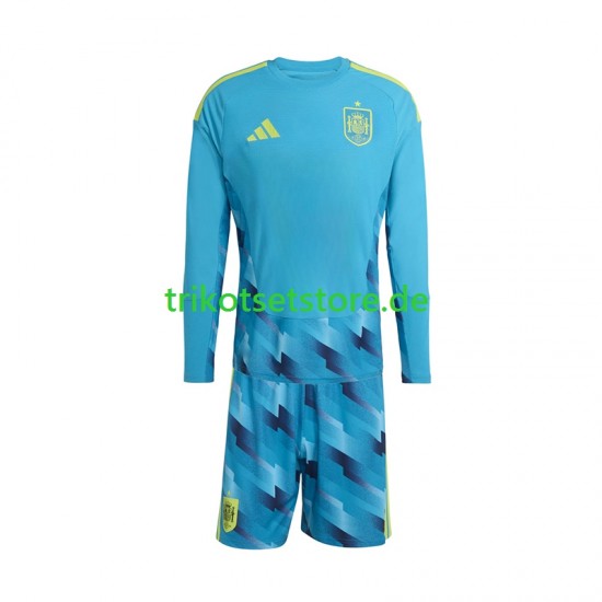 Spanien Torwart World Cup 2026 Kinder Trikotset Heim Langarm