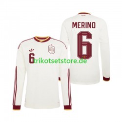 Spanien Mikel Merino 6 World Cup 2026 Herren Trikot Auswärts Langarm