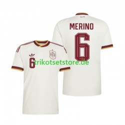 Spanien Mikel Merino 6 World Cup 2026 Herren Trikot Auswärts Kurzarm