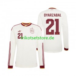 Spanien Mikel Oyarzabal 21 World Cup 2026 Herren Trikot Auswärts Langarm