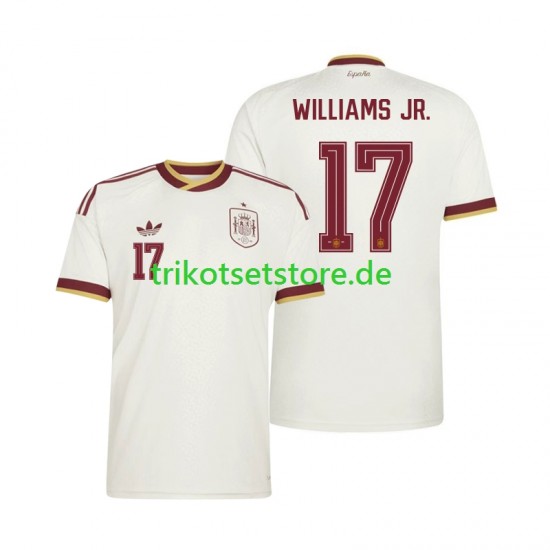 Spanien Nico Williams 17 World Cup 2026 Herren Trikot Auswärts Kurzarm