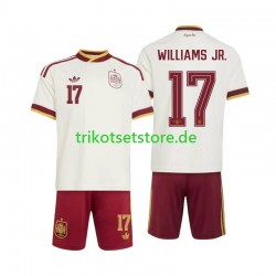 Spanien Nico Williams 17 World Cup 2026 Kinder Trikotset Auswärts Kurzarm
