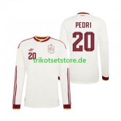 Spanien Pedri 20 World Cup 2026 Herren Trikot Auswärts Langarm