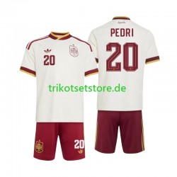 Spanien Pedri 20 World Cup 2026 Kinder Trikotset Auswärts Kurzarm