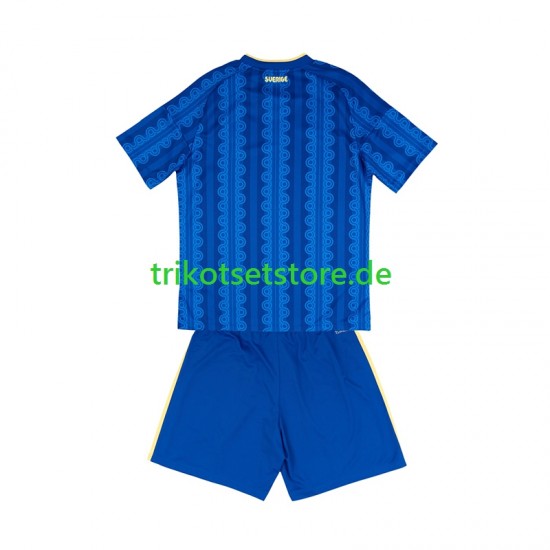 Schweden World Cup 2026 Kinder Trikotset Auswärts Kurzarm