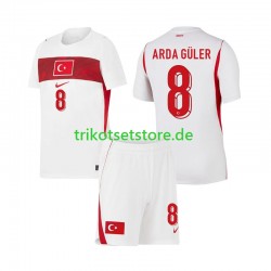 Türkei Arda Guler 8 World Cup 2026 Kinder Trikotset Auswärts Kurzarm