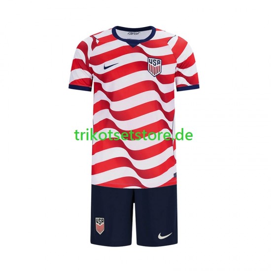 USA World Cup 2026 Kinder Trikotset Heim Kurzarm