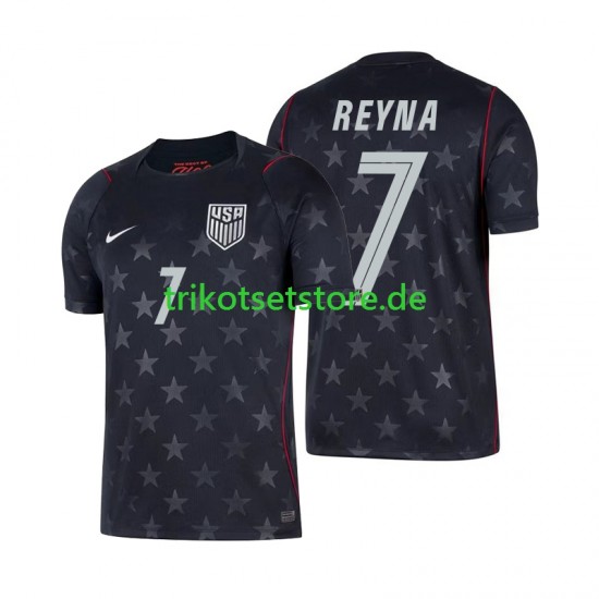 USA Giovanni Reyna 7 World Cup 2026 Herren Trikot Auswärts Kurzarm