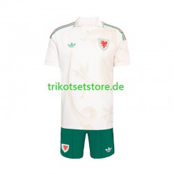 Wales World Cup 2026 Kinder Trikotset Auswärts Kurzarm