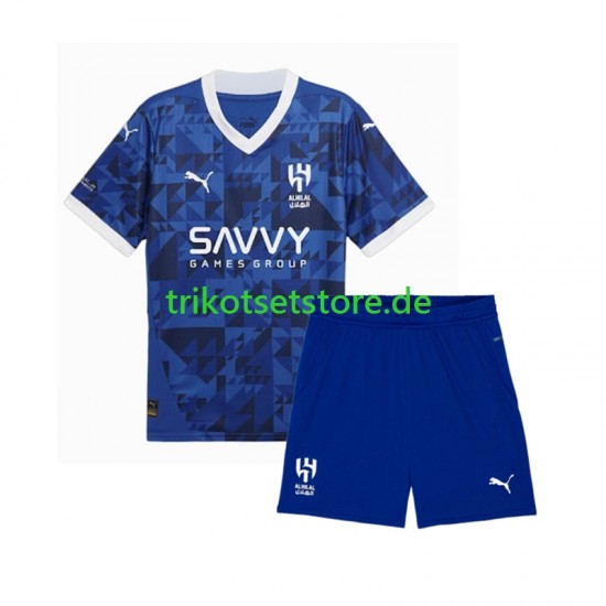 Al-Hilal 2024-2025 Kinder Trikotset Heim Kurzarm