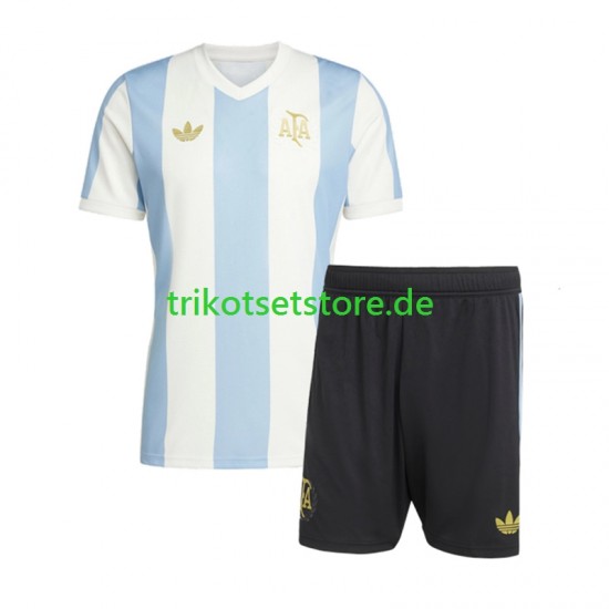 Argentinien 50 Anniversary Kinder Trikotset Heim Kurzarm