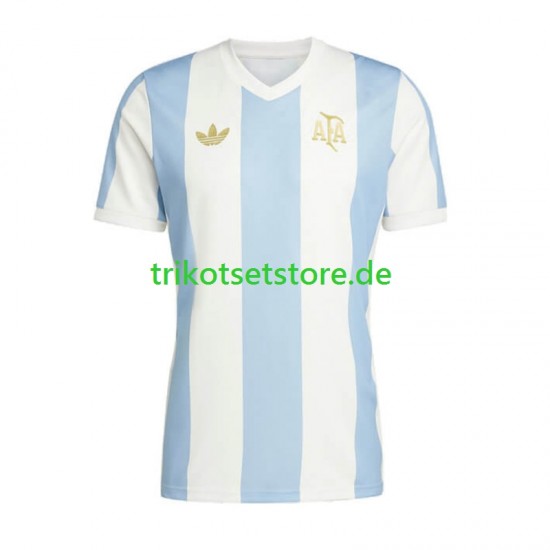 Argentinien 50 Anniversary Herren Trikot Heim Kurzarm