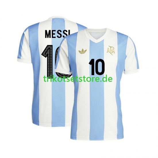 Argentinien Lionel Messi 10 50 Anniversary Herren Trikot Heim Kurzarm