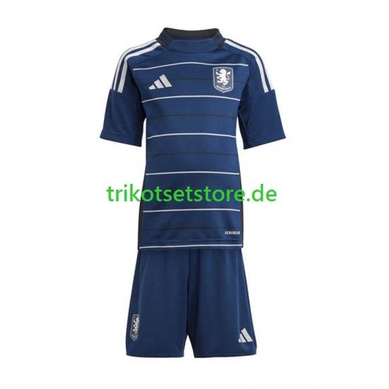 Aston Villa 2024-2025 Kinder Trikotset Ausweich Kurzarm