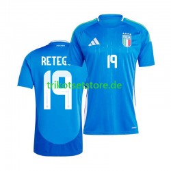 Italien Mateo Retegui 19 2024 Herren Trikot Heim Kurzarm