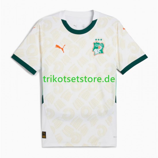 Elfenbeinküste 2025 Herren Trikot Auswärts Kurzarm