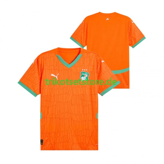 Elfenbeinküste 2025 Herren Trikot Heim Kurzarm