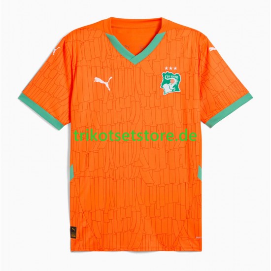 Elfenbeinküste 2025 Herren Trikot Heim Kurzarm