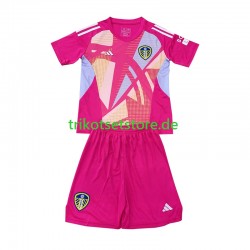 Leeds United Torwart 2024-2025 Kinder Trikotset Ausweich Kurzarm