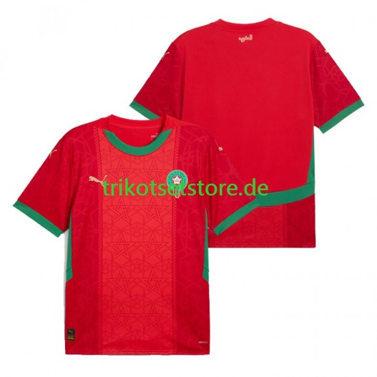 Marokko 2024 Herren Trikot Heim Kurzarm
