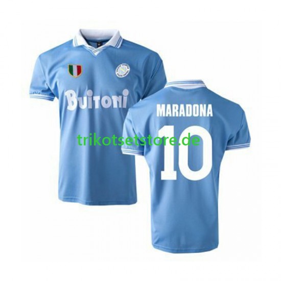 SSC Neapel MARADONA 10 Retro 1986 Herren Trikot Heim Kurzarm
