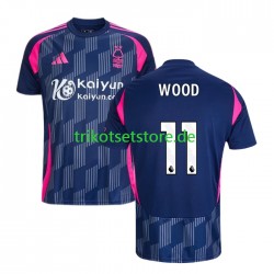 Nottingham Forest Chris Wood 11 2024-2025 Herren Trikot Auswärts Kurzarm