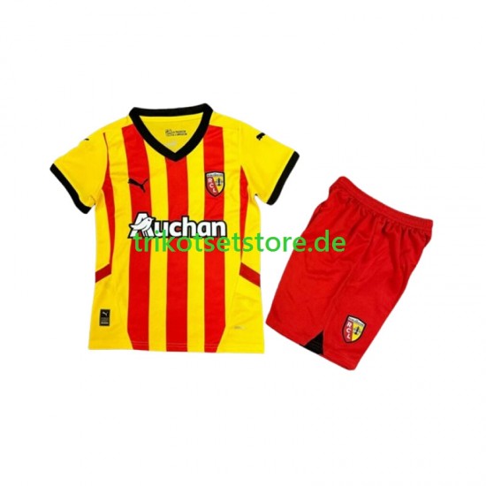 RC Lens 2024-2025 Kinder Trikotset Heim Kurzarm