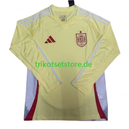 Spanien Euro 2024 Herren Trikot Auswärts Langarm