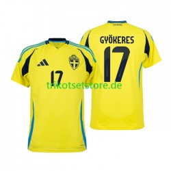 Schweden Viktor Gyokeres 17 2024 Herren Trikot Heim Kurzarm