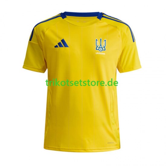 Ukraine 2024 Herren Trikot Heim Kurzarm
