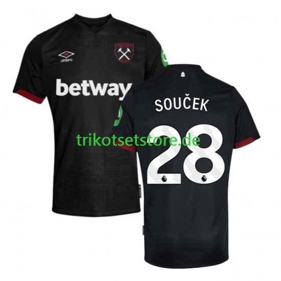 West Ham United SOUCEK 28 2024-2025 Herren Trikot Auswärts Kurzarm
