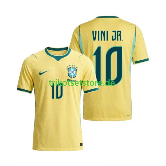 Brasilien Vinicius Junior 10 World Cup 2026 Herren Trikot Heim Kurzarm