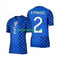 Kroatien Josip Stanisic 2 World Cup 2026 Herren Trikot Auswärts Kurzarm