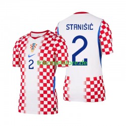 Kroatien Josip Stanisic 2 World Cup 2026 Herren Trikot Heim Kurzarm