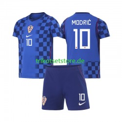 Kroatien Modrić Luka 10 World Cup 2026 Kinder Trikotset Auswärts Kurzarm
