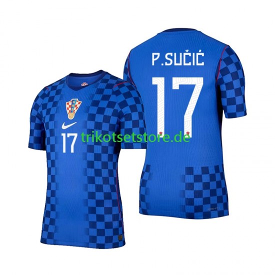 Kroatien Petar Sucic 17 World Cup 2026 Herren Trikot Auswärts Kurzarm