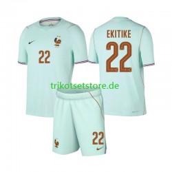 Frankreich Hugo Ekitike 22 World Cup 2026 Kinder Trikotset Auswärts Kurzarm