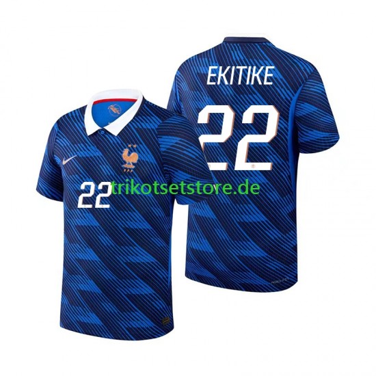 Frankreich Hugo Ekitike 22 World Cup 2026 Herren Trikot Heim Kurzarm