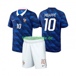 Frankreich Mbappé Kylian 10 World Cup 2026 Kinder Trikotset Heim Kurzarm