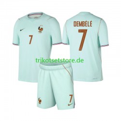 Frankreich Ousmane Dembele 7 World Cup 2026 Kinder Trikotset Auswärts Kurzarm
